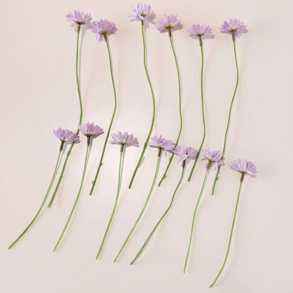LIFELIKE Purple Daisy Flower Picks Floral Daisies Home Decor Arrangement Wreath